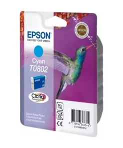 C13T08024011 / T0802 - cartouche de marque Epson - cyan