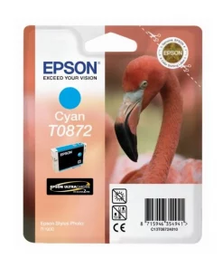 C13T08724010 / T0872 - cartouche de marque Epson - cyan