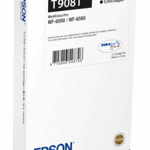 EPSON Cartouche Encre T9081XL Noir 5 000 pages (100ml)