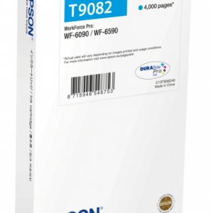 EPSON Cartouche Encre T9082XL Cyan 4 000 pages (39ml)