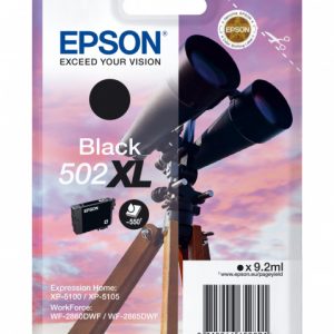 EPSON Cartouche Encre Jumelle 502XL Noir 9,2ml