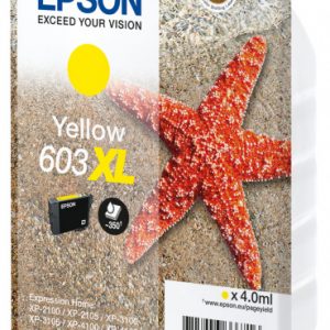 EPSON Cartouche Etoile de Mer 603XL Encre Jaune 4ml
