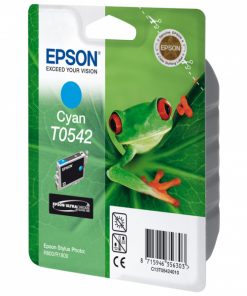 EPSON Cartouche Grenouille T0542 Encre UltraChrome Hi-Gloss Cyan 13ml