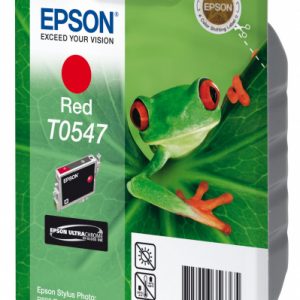 EPSON Cartouche Grenouille T0547 Encre UltraChrome Hi-Gloss Rouge 13ml