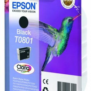 EPSON Cartouche Colibri T0801 Encre Claria Noir 7,4ml