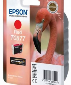 EPSON Cartouche Flamand Rose T0877 Encre UltraChr Hi-Gloss2 R 11,4ml