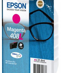 EPSON Cartouche Lunettes 408L Encre Durabrite ultra Magenta 21,6ml