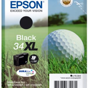 EPSON Cartouche Golf 34XL Encre Durabrite Noir 16,3ml