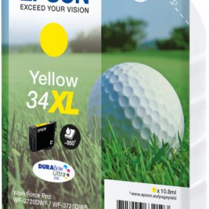 EPSON Cartouche Golf 34XL Encre Durabrite Jaune 10,8ml
