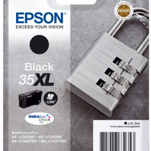 EPSON Cartouche Encre 35XL Durabrite Ultra Noir 41,2ml