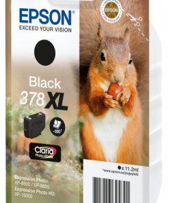 EPSON Cartouche Ecureuil 378XL Encre Claria Photo Noir 11,2ml