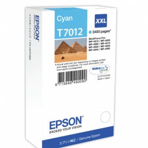 C13T70124010 / T7012 - cartouche de marque Epson - cyan