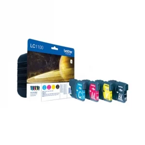 LC1100VALBP - cartouches de marque Brother - multipack 4 couleurs : noire, cyan, magenta, jaune