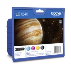 LC1240VALBP - cartouches de marque Brother - multipack 4 couleurs : noire, cyan, magenta, jaune