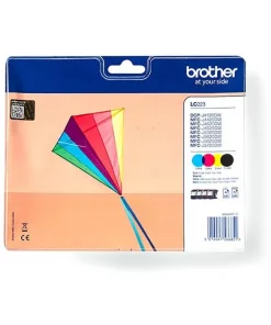 LC223VALBPDR - cartouches de marque Brother - multipack 4 couleurs : noire, cyan, magenta, jaune