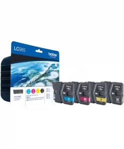 LC985VALBP - cartouches de marque Brother - multipack 4 couleurs : noire, cyan, magenta, jaune