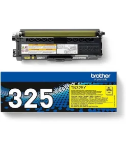 TN325Y - toner de marque Brother - jaune