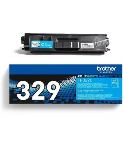 TN329C - toner de marque Brother - cyan