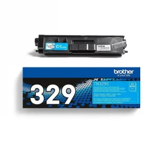 TN329C - toner de marque Brother - cyan