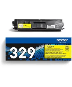 TN329Y - toner de marque Brother - jaune