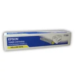 C13S050242 / 0242 - toner de marque Epson - jaune