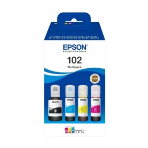 C13T03R640 / 102 - cartouches de marque Epson - multipack 4 couleurs : noire, cyan, magenta, jaune