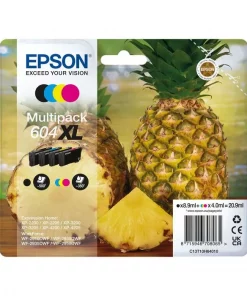 C13T10H64010 / 604XL - cartouches de marque Epson - multipack 4 couleurs : noire, cyan, magenta, jaune