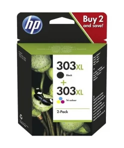 3YN10AE / 303XL - cartouches de marque HP - multipack 2 couleurs : noire, multicouleur