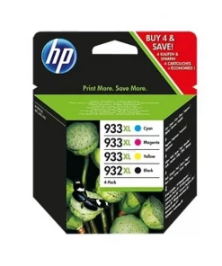 C2P42AE / 932XL/933XL - cartouches de marque HP - multipack 4 couleurs : noire, cyan, magenta, jaune