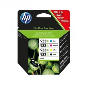 C2P42AE / 932XL/933XL - cartouches de marque HP - multipack 4 couleurs : noire, cyan, magenta, jaune