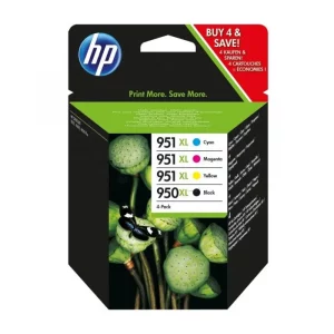 C2P43AE / 950XL/951XL - cartouches de marque HP - multipack 4 couleurs : noire, cyan, magenta, jaune