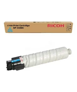 821077 / SPC 430 E - toner de marque Ricoh - cyan