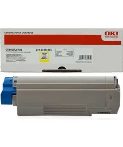 43381905 - toner de marque OKI - jaune