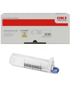 44318605 - toner de marque OKI - jaune