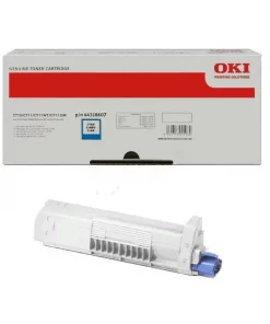 44318607 - toner de marque OKI - cyan