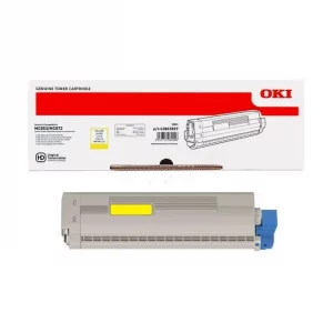 45862837 - toner de marque OKI - jaune