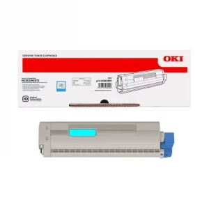 45862839 - toner de marque OKI - cyan