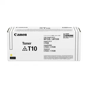 4563C001 / T10 - toner de marque Canon - jaune