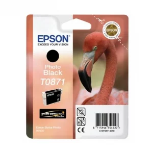 C13T08714010 / T0871 - cartouche de marque Epson - noire