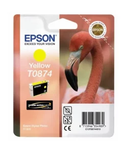 C13T08744010 / T0874 - cartouche de marque Epson - jaune