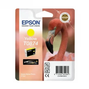C13T08744010 / T0874 - cartouche de marque Epson - jaune