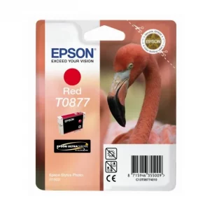 C13T08774010 / T0877 - cartouche de marque Epson - rouge