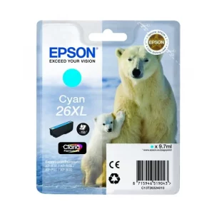 C13T26324010 / 26XL - cartouche de marque Epson - cyan