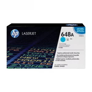 CE261A / 648A - toner de marque HP - cyan