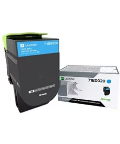 71B20C0 - toner de marque Lexmark - cyan