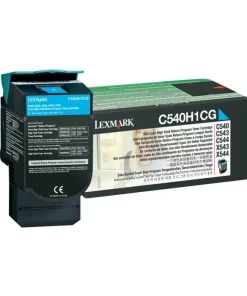 C540H1CG - toner de marque Lexmark - cyan