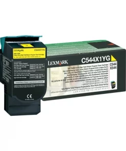 C544X1YG - toner de marque Lexmark - jaune