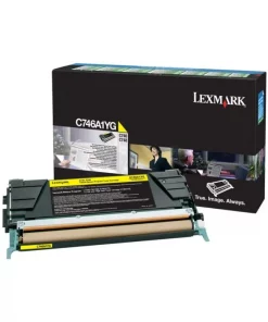 C746A1YG - toner de marque Lexmark - jaune