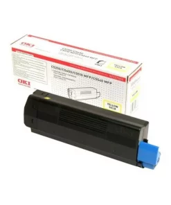 42127454 - toner de marque OKI - jaune