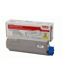 43865721 - toner de marque OKI - jaune